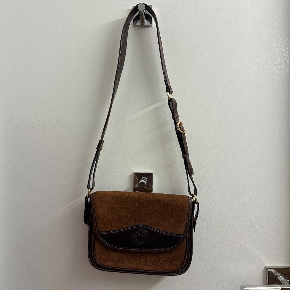 Los Robles Polo Time Brown Leather Bag